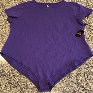 BNWT Purple Women's body suit size XXL
